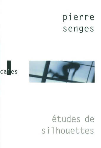 ETUDES DE SILHOUETTES, de Pierre Senges | portada del libro