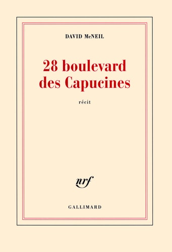 28 BOULEVARD DES CAPUCINES, de David McNeil | portada del libro