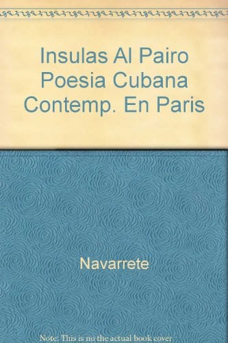 INSULAS AL PAIRO, de NAVARRETE | portada del libro