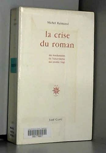 CRISE DU ROMAN, de RAIMOND MICHEL | portada del libro
