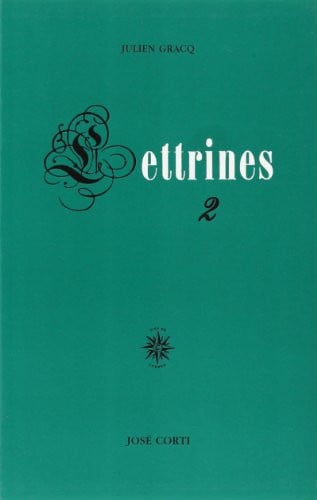 LETTRINES 2, de GRACQ JULIEN | portada del libro