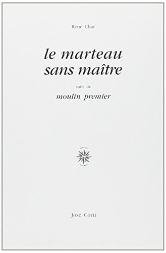 MARTEAU SANS MAITRE, de CHAR RENE | portada del libro