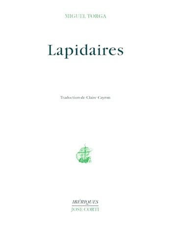 LAPIDAIRES, de TORGA MIGUEL#CA | portada del libro