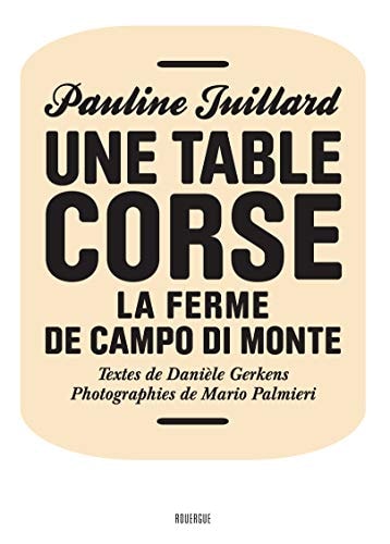 UNE TABLE CORSE, de Pauline Juillard | portada del libro