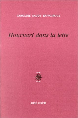 HOURVARI DANS LA LETTE, de SAGOT DUVAUROUX | portada del libro