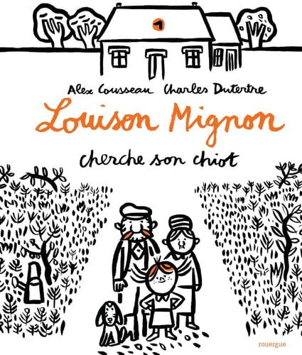 LOUISON MIGNON CHERCHE SON CHIOT, de Alex Cousseau | portada del libro