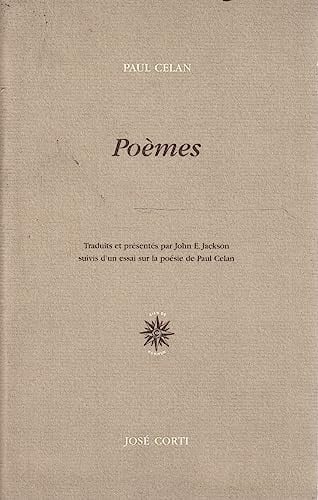 POEMES, de CELAN PAUL | portada del libro