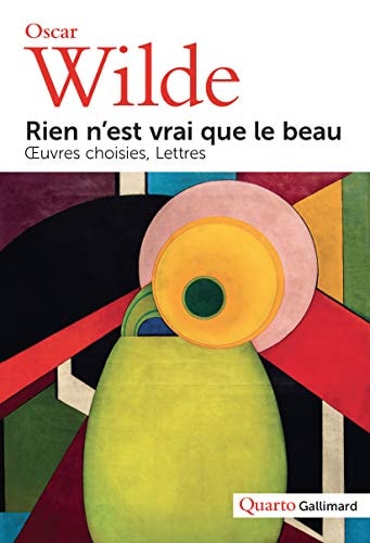 RIEN N'EST VRAI QUE LE BEAU, de Oscar Wilde | portada del libro