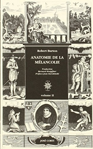 ANATOMIE DE LA MELANCOLIE 2 VOL NED, de BURTON ROBERT | portada del libro