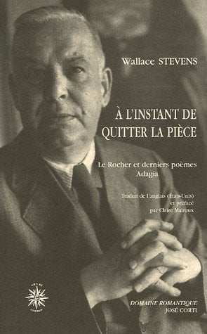 A L INSTANT DE QUITTER LA PIECE, de STEVENS WALLACE | portada del libro