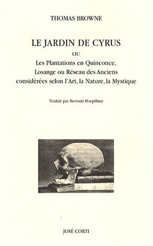 LE JARDIN DE CYRUS, de BROWNE THOMAS | portada del libro