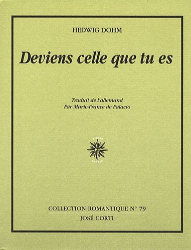 DEVIENS CELLE QUE TU ES, de DOHM HEDWIG | portada del libro