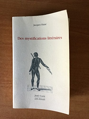 DES MYSTIFICATIONS LITTERAIRES, de FINNE JACQUES | portada del libro