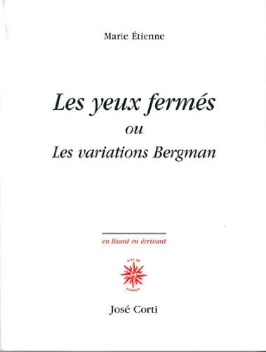 LES YEUX FERMES, de ETIENNE MARIE | portada del libro