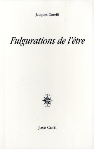 FULGURATIONS DE L ETRE, de GARELLI JACQUES | portada del libro