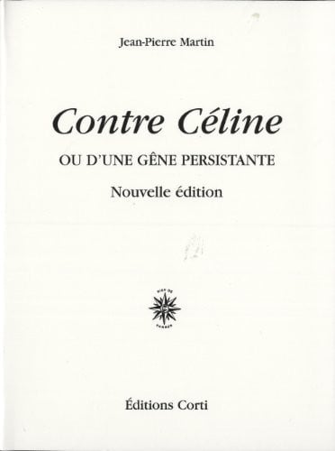 CONTRE CELINE NED, de MARTIN JEAN-PIE | portada del libro