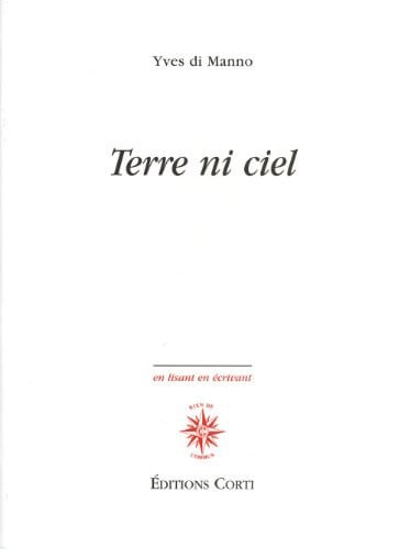 TERRE NI CIEL, de DI MANNO YVES | portada del libro