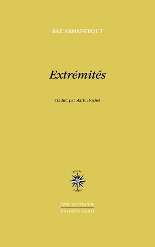 EXTREMITES, de ARMANTROUT RAE | portada del libro