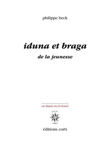IDUNA ET BRAGA, de BECK PHILIPPE | portada del libro