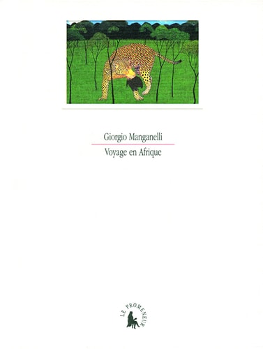 VOYAGE EN AFRIQUE, de Giorgio Manganelli | portada del libro