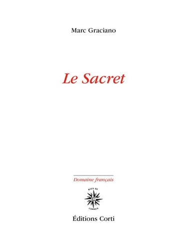 LE SACRET, de GRACIANO MARC | portada del libro
