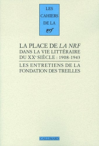PLACE DE LA NRF DANS LA 1, de Robert Kopp | portada del libro