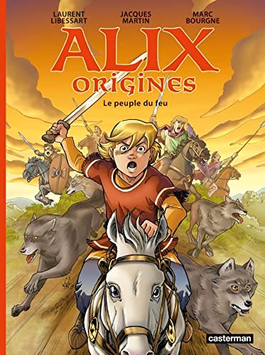 ALIX ORIGINES -2- LE PEUPLE DU FEU, de Bourgne | portada del libro