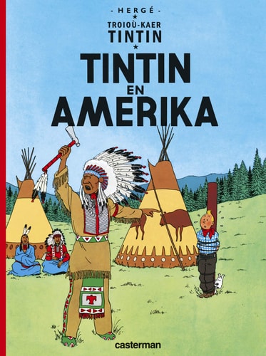 Tintin en Amerika en breton., de Hergé | portada del libro