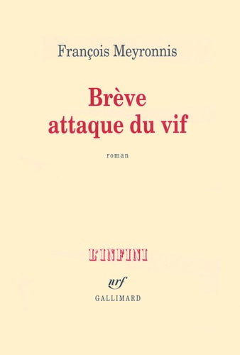 BREVE ATTAQUE DU VIF, de François Meyronnis | portada del libro