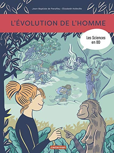 LES SCIENCES EN BD -L'EVOLUTION DE L'HOMME, de Jean-Baptiste de Panafieu | portada del libro