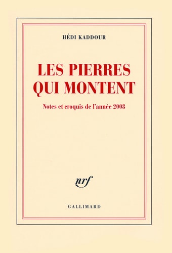 LES PIERRES QUI MONTENT, de Kaddour | portada del libro