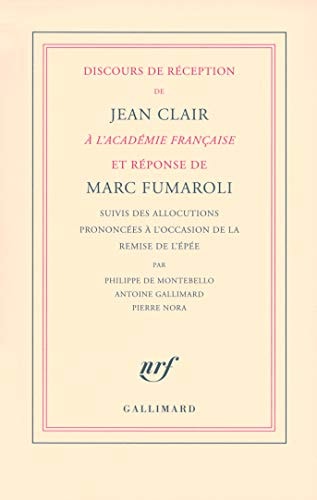 DISC DE RECEPT A L ACAD, de Fumaroli | portada del libro
