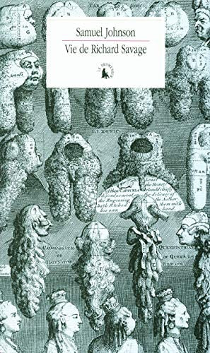 VIE DE RICHARD SAVAGE, de Samuel Johnson | portada del libro