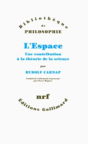L'ESPACE, de Rudolf Carnap | portada del libro