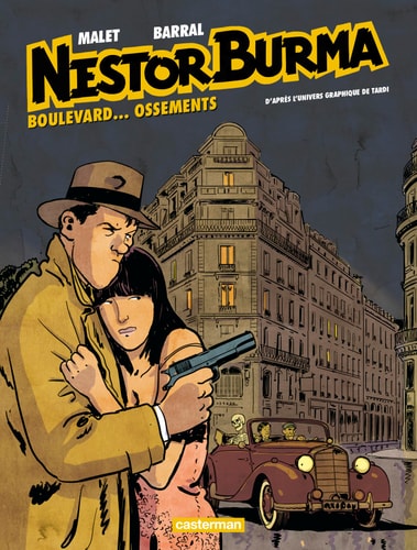 NESTOR BURMA -8- BOULEVARD ET OSSEMENTS EDITION COULEURS, de Léo Malet | portada del libro