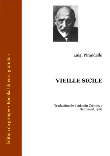 VIEILLE SICILE, de Luigi Pirandello | portada del libro