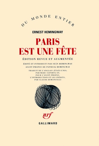 PARIS EST UNE FETE, de Ernest Hemingway | portada del libro