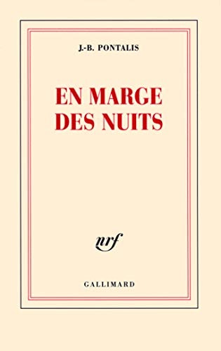 EN MARGE DES NUITS, de J.-B. Pontalis | portada del libro
