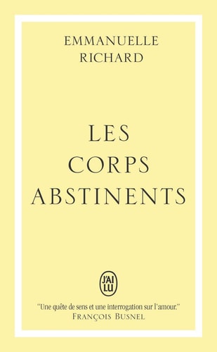 ORPS ABSTINENTS, de Emmanuelle Richard | portada del libro