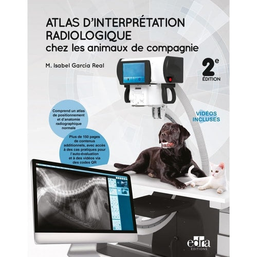 ATLAS DINTERPRETATION RADIOGRAPHIQUE CHEZ LES ANIMAUX DE C, de Maria Isabel García Real | portada del libro