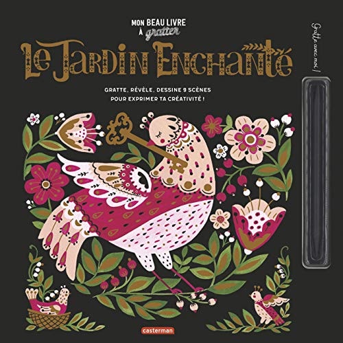 MON BEAU LIVRE A GRATTER -LE JARDIN ENCHANTE, de Dinara Mirtalipova | portada del libro