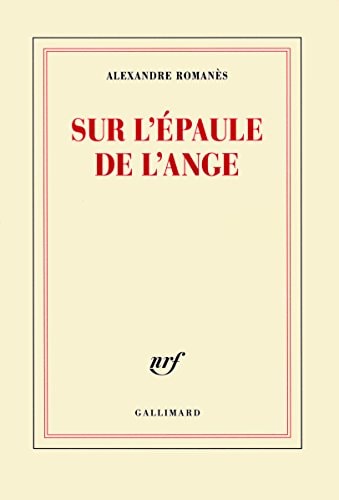 SUR L'EPAULE DE L'ANGE, de Alexandre Romanès | portada del libro