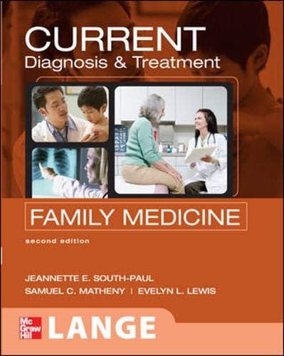 CURRENT DIAGNOSIS & TREATMENT IN FAMILY MEDICINE, de SOUTH-PAUL | portada del libro