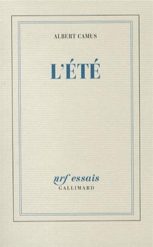 L'ETE, de Albert Camus | portada del libro