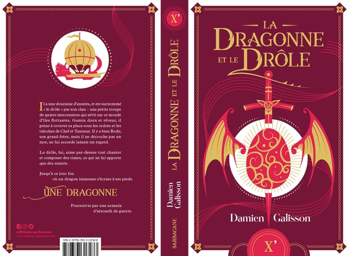 RAGONNE ET LE DROLE, de Damien Galisson | portada del libro