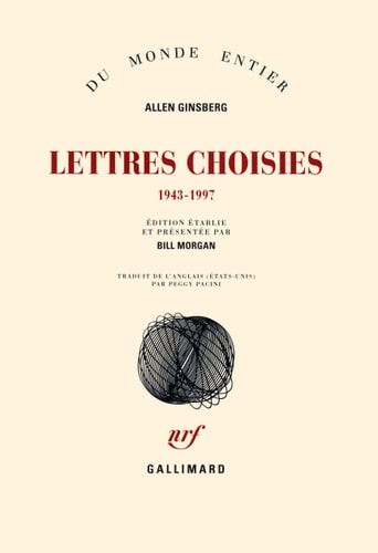 LETTRES CHOISIES, de Allen Ginsberg | portada del libro