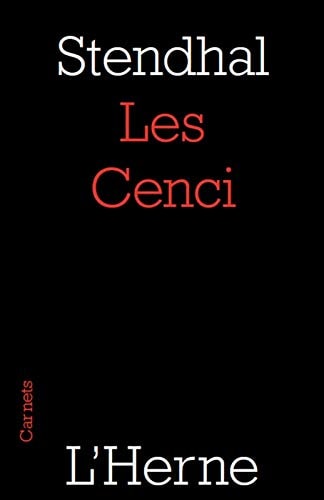 ES CENCI, de Stendhal | portada del libro