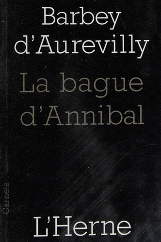 A BAGUE D'ANNIBAL, de Jules Amédée Barbey d'Aurevilly | portada del libro