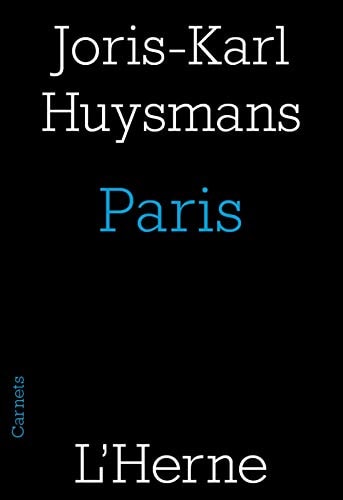 Paris et autres textes, de Joris-Karl Huysmans | portada del libro