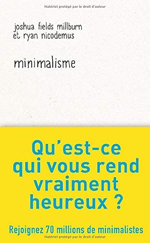 INIMALISME, de Joshua Fields Millburn | portada del libro